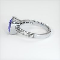 3.00 Ct. Sapphire Ring, 18K White Gold 3